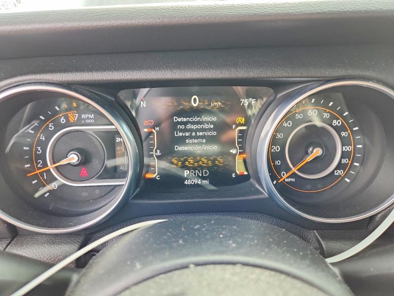 2018 Jeep Wrangler / VIN 1C4HJXEG5JW268507 COPART salvage auction — FRONT END, IL - SALVAGE CERTIFICATE, sold $11,600 on 2026-07-09 (photo 9)