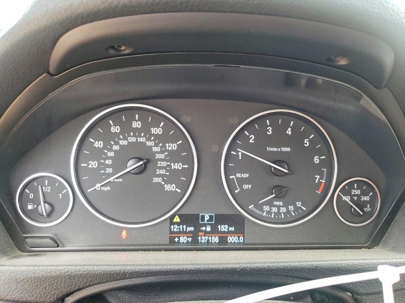 2014 BMW 3er VIN WBA3B1C50EK134214 COPART salvage auction — HAIL, Tx - Certificate Of Title, sold $2,300 on 2026-07-16 (photo 9)