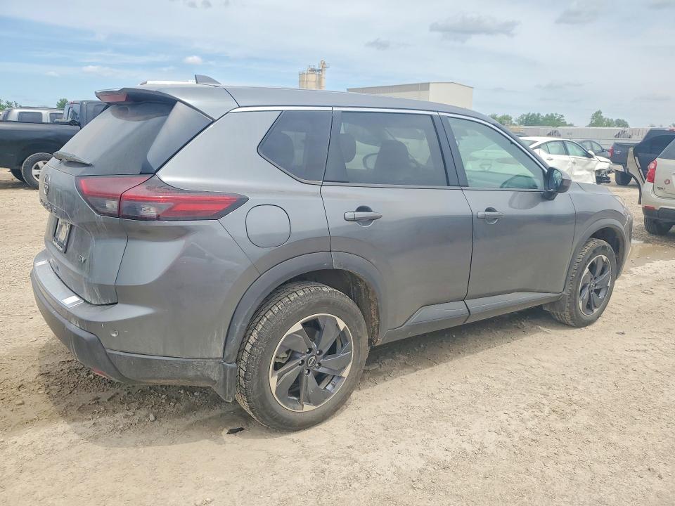 2024 Nissan Rogue VIN 5N1BT3BA4RC742433 COPART salvage auction — HAIL, Ks - Cert Of Title-Salvage, sold $8,500 on 2026-07-02 (photo 3)