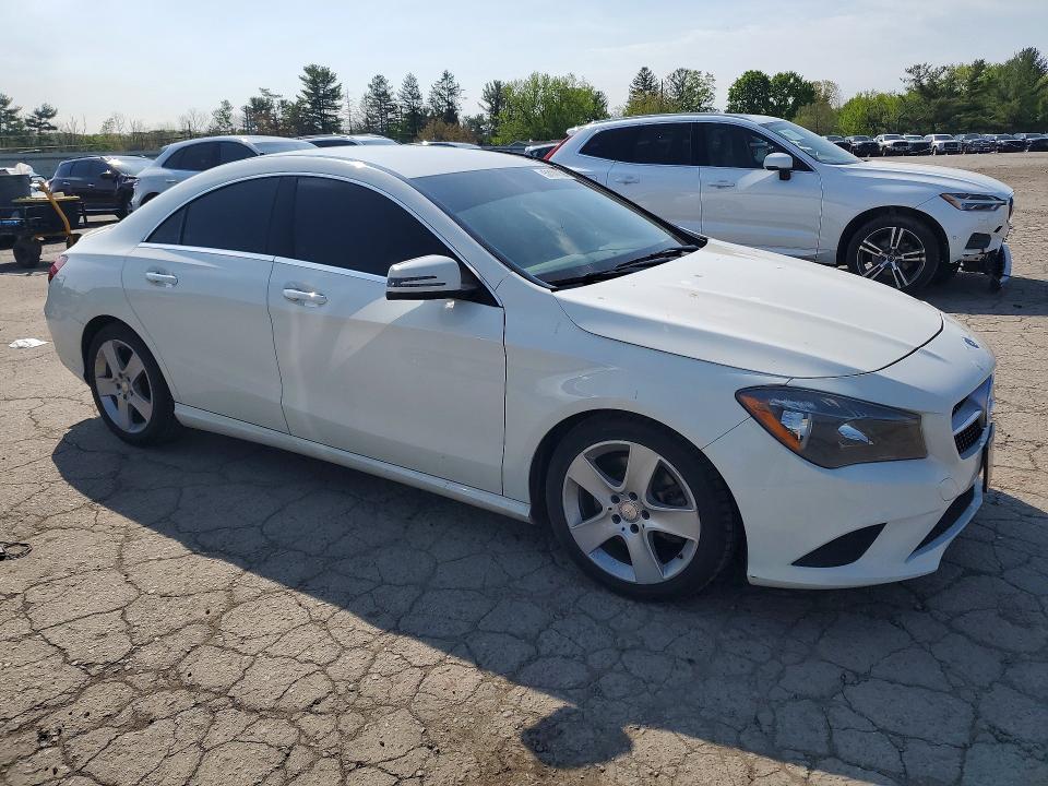 2015 Mercedes-benz Cla-klasse VIN WDDSJ4GB0FN274627 COPART salvage auction — FRONT END, PA, sold $1,350 on 2026-07-21 (photo 4)