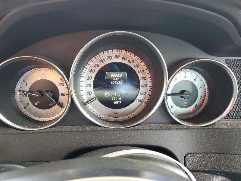 2014 Mercedes-benz C-klasse VIN WDDGF4HB7ER317339 COPART salvage auction — FRONT END, Salvage Title, sold $40 on 2026-07-28 (photo 9)