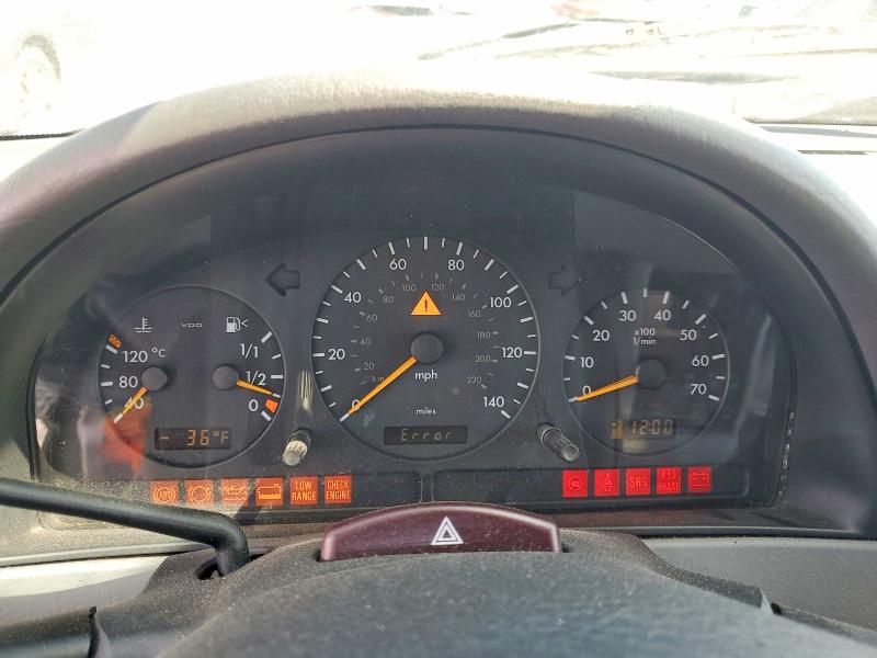 2001 Mercedes-benz M-klasse VIN 4JGAB54E81A260817 COPART salvage auction — FRONT END, Fl - Certificate Of Destruction, sold $350 on 2026-07-10 (photo 9)