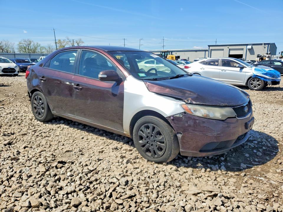 2010 Kia Forte VIN KNAFU4A28A5310176 COPART salvage auction — REAR END, Il - Salvage Certificate, sold $225 on 2026-07-06 (photo 4)