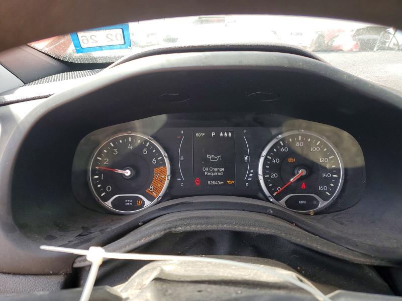 2019 Jeep VIN ZACNJBAB1KPJ99293 COPART salvage auction — WATER/FLOOD, Tx - Salvage Vehicle Title, sold $2,100 on 2026-07-07 (photo 9)
