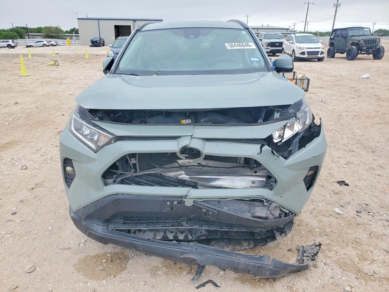 2021 Toyota RAV4 VIN 2T3W1RFV8MW171417 COPART salvage auction — Front End, TX - SALVAGE VEHICLE TITLE, sold $8,600 on 2026-06-25 (photo 5)