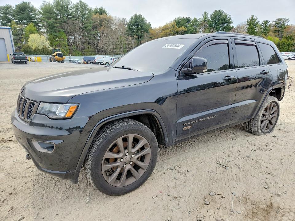 2016 Jeep VIN 1C4RJFBG9GC454841 COPART salvage auction — REAR END, Ma - Cert Of Title-Reconstrctd Coll, sold $5,800 on 2026-07-02 (photo 1)