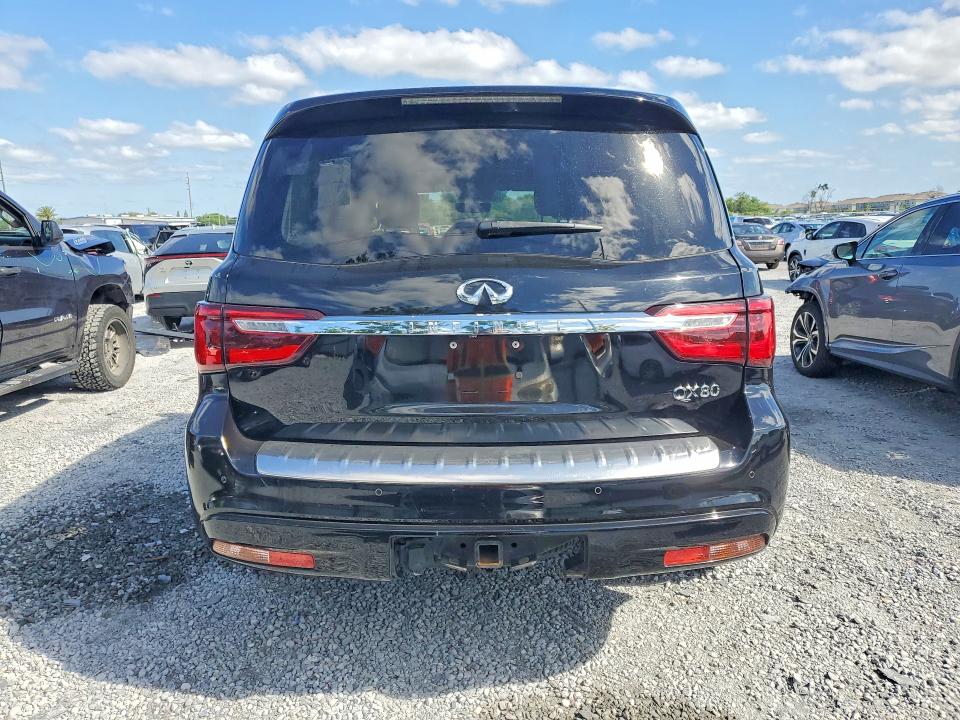 2021 Infiniti Qx80 VIN JN8AZ2AF6M9715797 COPART salvage auction — MINOR DENT/SCRATCHES, Fl - Certificate Of Title, sold $16,700 on 2026-07-27 (photo 6)