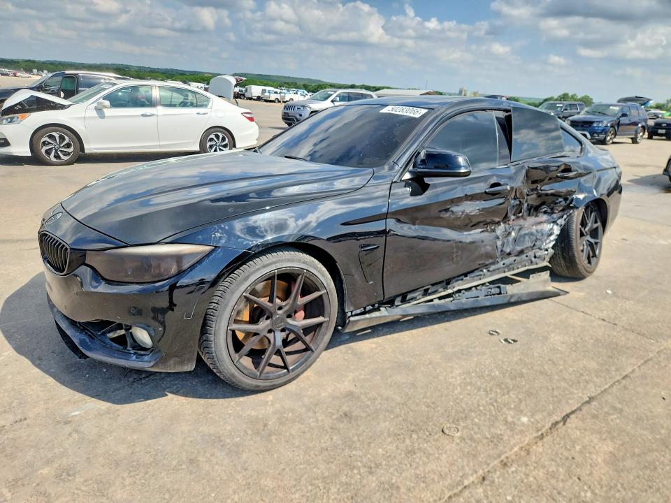 2016 BMW 4er VIN WBA4B1C59GG242437 COPART salvage auction — SIDE, Tx - Salvage Vehicle Title, sold $1,150 on 2026-07-16 (photo 1)