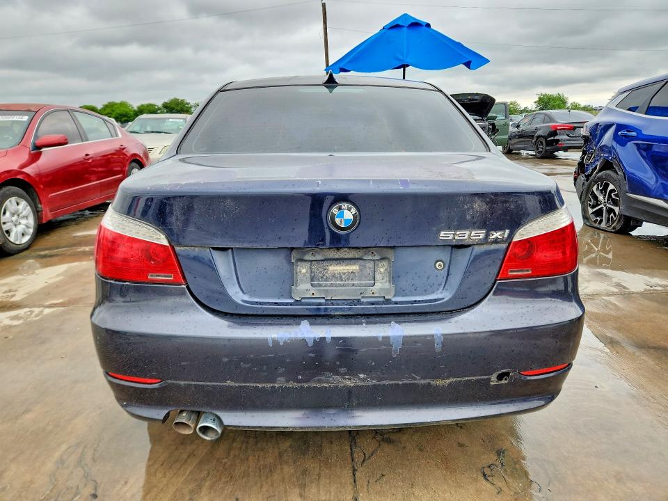 2008 BMW 5 series VIN WBANV93528CZ65484 COPART salvage auction — REJECTED REPAIR, Tx - Salvage Vehicle Title, sold $625 on 2026-07-09 (photo 6)