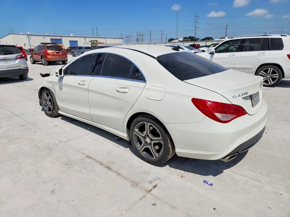 2014 Mercedes-benz Cla-klasse VIN WDDSJ4EB3EN100861 COPART salvage auction — FRONT END, Tx - Certificate Of Title, sold $1,150 on 2026-07-31 (photo 2)