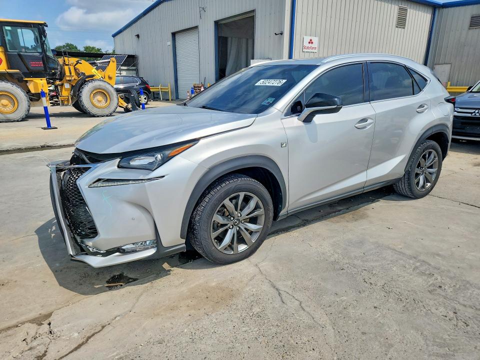 2017 Lexus Nx VIN JTJYARBZ3H2078866 COPART salvage auction — FRONT END, La - Cert Of Title-Salvage, sold $7,700 on 2026-07-29 (photo 1)