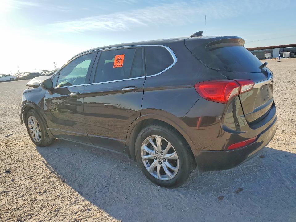 2020 Buick Envision VIN LRBFXBSA4LD229624 COPART salvage auction — FRONT END, Tx - Salvage Vehicle Title, sold $25 on 2026-07-22 (photo 2)