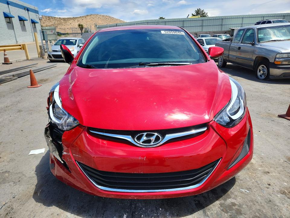 2014 Hyundai VIN KMHDH4AE6EU212019 COPART salvage auction — FRONT END, Nm - Cert Of Title-Salvage, sold $2,100 on 2026-07-13 (photo 5)