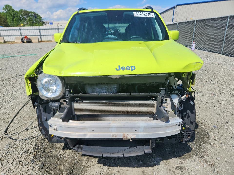 2018 Jeep VIN ZACCJBBB7JPG76123 COPART salvage auction — FRONT END, Sc - Cert Of Title-Salvage, sold $475 on 2026-07-27 (photo 5)