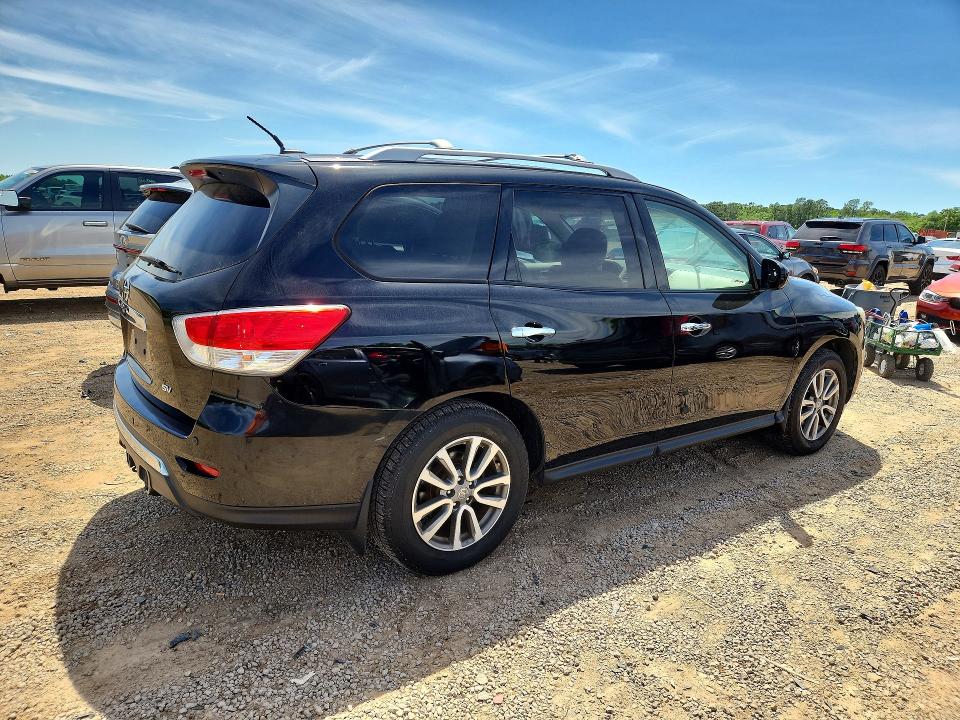 2014 Nissan Pathfinder VIN 5N1AR2MN6EC687465 COPART salvage auction — NORMAL WEAR, AL - CERTIFICATE OF TITLE, sold $400 on 2026-07-02 (photo 3)