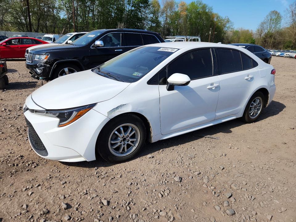 2020 Toyota Corolla VIN JTDEBRBE5LJ000538 COPART salvage auction — SIDE, Pa - Certificate Of Salvage, sold $5,500 on 2026-07-06 (photo 1)