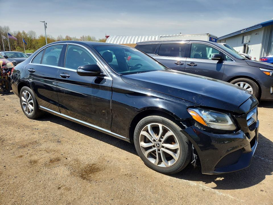 2018 Mercedes-benz C class VIN 55SWF4KB4JU271269 COPART salvage auction — FRONT END, Wv - Certificate Of Title, sold $7,000 on 2026-07-27 (photo 4)