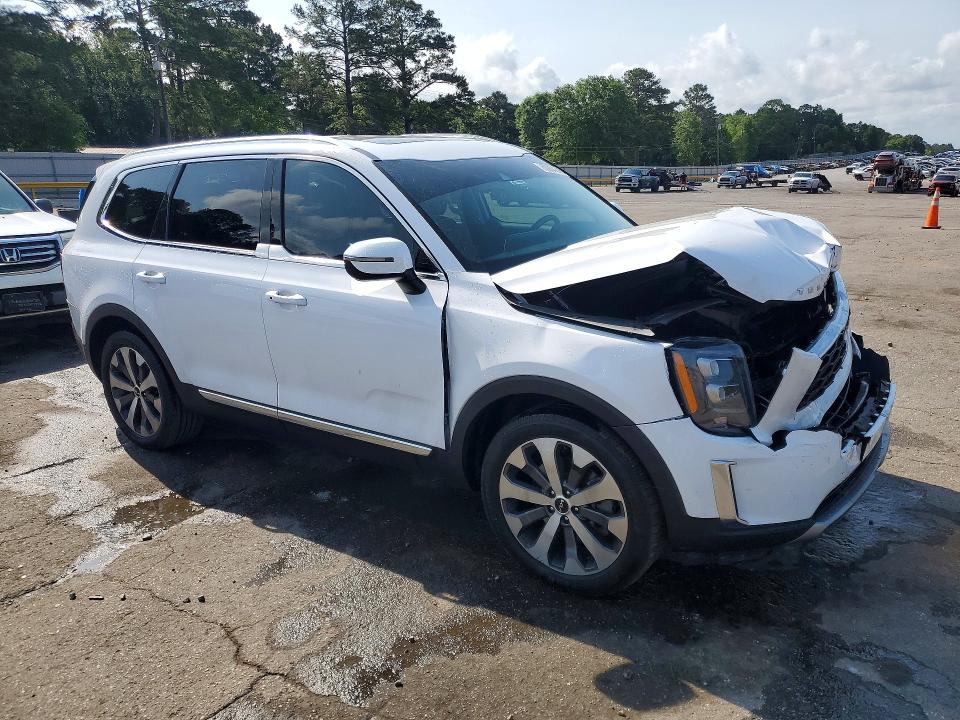 2022 Kia Telluride VIN 5XYP34HC7NG235640 COPART salvage auction — FRONT END, Al - Cert Of Title-Salvage Title, sold $5,900 on 2026-07-13 (photo 4)