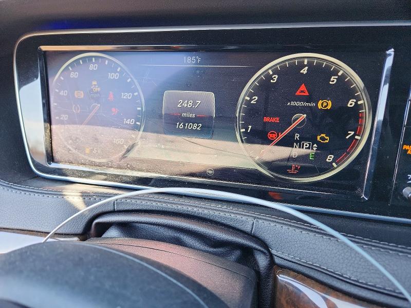 2016 Mercedes-benz S class VIN WDDUG8FB5GA225173 COPART salvage auction — MECHANICAL, Tx - Certificate Of Title, sold $6,400 on 2026-07-29 (photo 9)