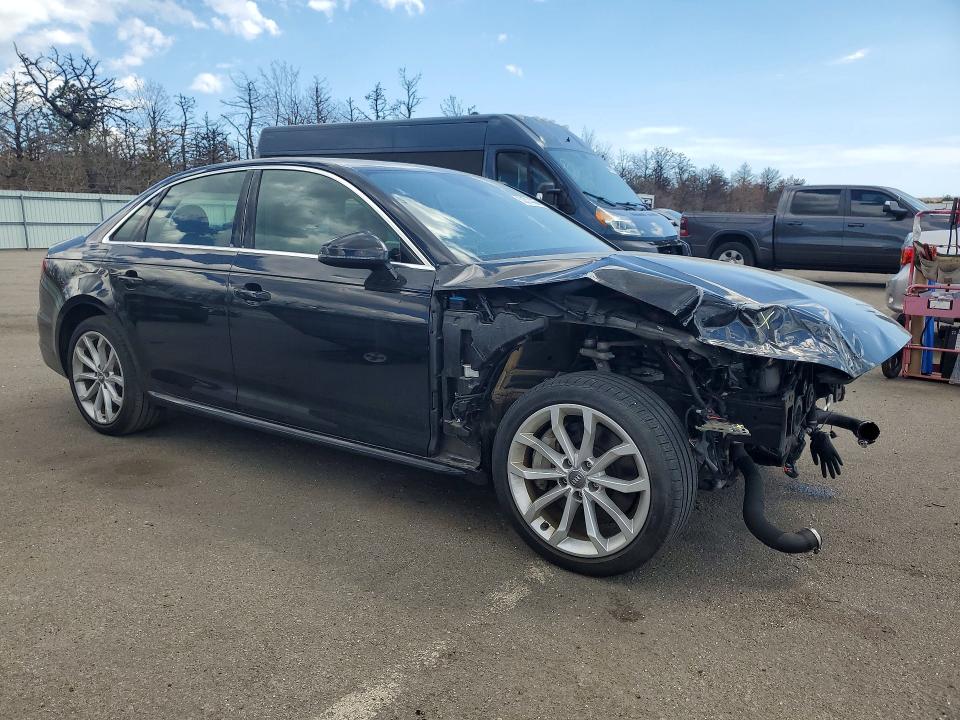 2019 Audi A4 VIN WAUENAF4XKN005362 COPART salvage auction — FRONT END, Ny - Mv907A-Parts Only, sold $3,150 on 2026-08-24 (photo 4)