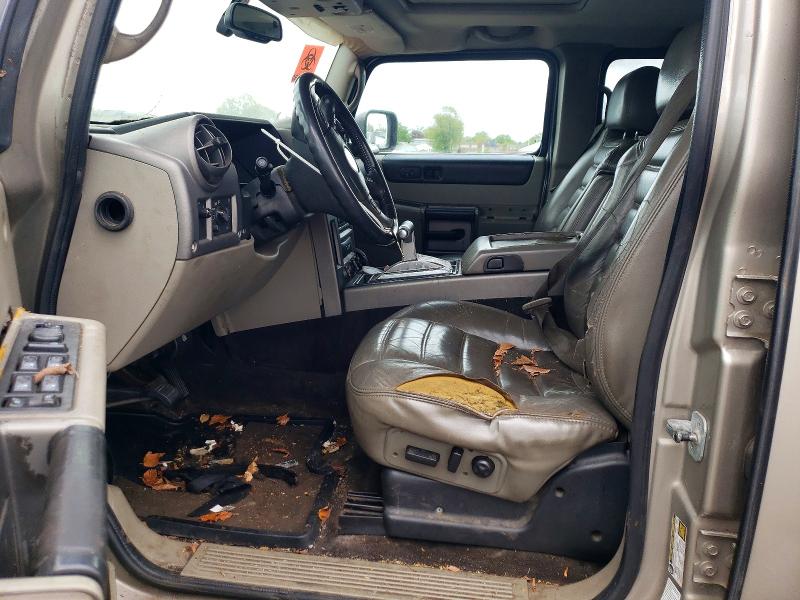 2004 Hummer H2 VIN 5GRGN23U64H118618 COPART salvage auction — REAR END, Pa - Cert Of Title, sold $475 on 2026-10-02 (photo 7)