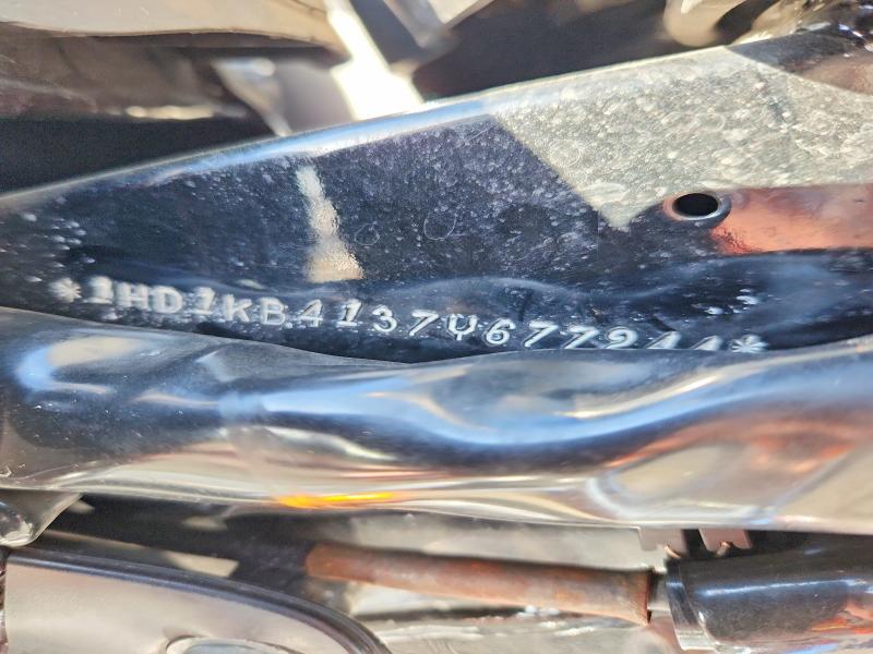 2007 Harley-davidson Flhx VIN 1HD1KB4137Y677244 COPART salvage auction — SIDE, OR - SALVAGE TITLE CERTIFICATE, sold $850 on 2026-07-30 (photo 9)