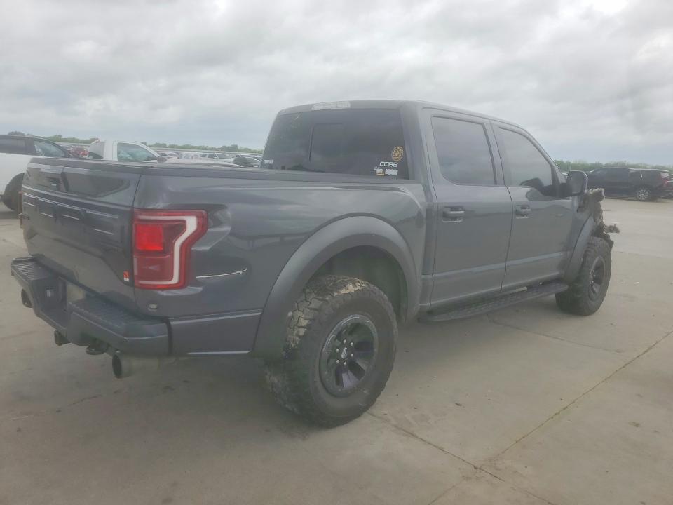 2018 Ford F-150 lightning VIN 1FTFW1RG7JFB95723 COPART salvage auction — ENGINE BURN, Tx - Nonrepairable Title, sold $2,100 on 2026-07-09 (photo 3)