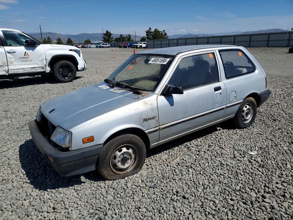 1987 Chevrolet Geo sprint VIN JG1MR2158HK758108 COPART salvage auction — FRONT END, Nv - Salvage Title, sold $225 on 2026-07-30 (photo 1)