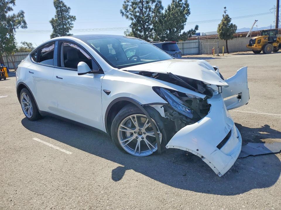 2022 Tesla VIN 7SAYGDEE4NF493106 COPART salvage auction — FRONT END, Ca - Salvage Certificate, sold $5,400 on 2026-07-28 (photo 4)