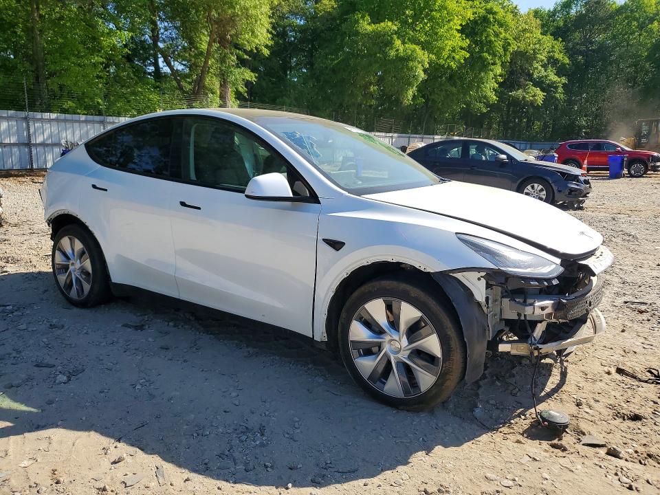 2023 Tesla Model y VIN 7SAYGDEE2PA078818 COPART salvage auction — FRONT END, Nc - Salvage Certificate Of Title, sold $9,800 on 2026-07-17 (photo 4)
