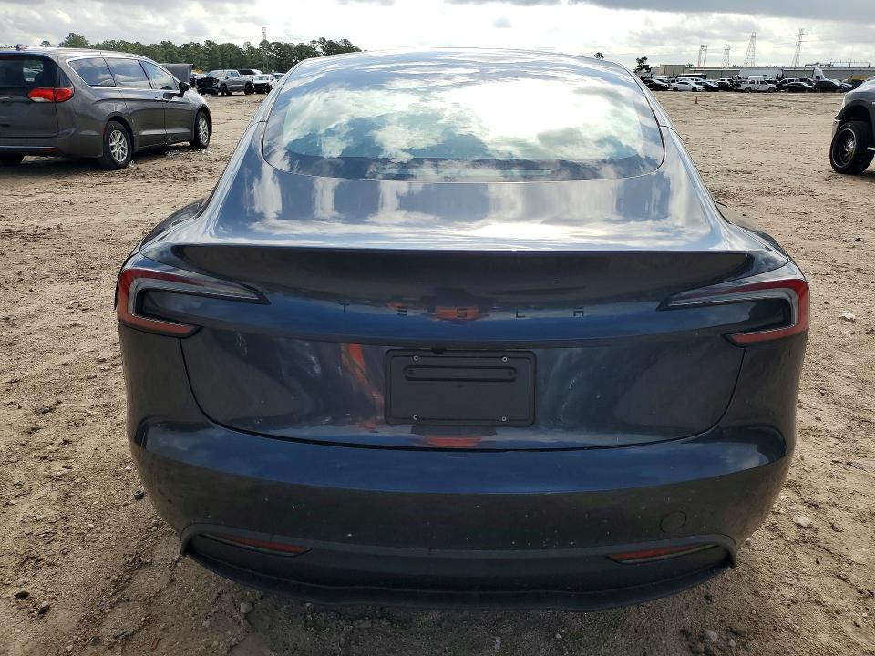 2026 Tesla Model 3 VIN 5YJ3E1EA1TF136097 COPART salvage auction — SIDE, Tx - Salvage Vehicle Title, sold $6,300 on 2026-07-28 (photo 6)
