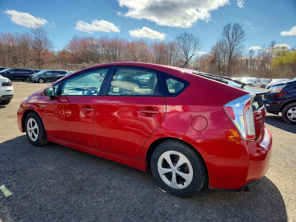 2012 Toyota Prius VIN JTDKN3DU1C5385987 COPART salvage auction — MINOR DENT/SCRATCHES, MA - CERT OF TITLE-SALVAGE, sold $1,450 on 2026-07-31 (photo 2)