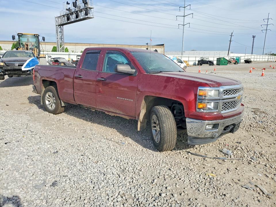 2014 Chevrolet Silverado VIN 1GCVKREH7EZ241883 COPART salvage auction — SIDE, Oh - Cert Of Title-Salvage, sold $2,300 on 2026-07-02 (photo 4)