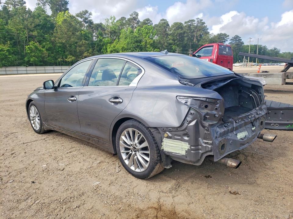 2021 Infiniti Q50 VIN JN1EV7BP7MM700920 COPART salvage auction — REAR END, Salvage Title, sold $4,700 on 2026-07-28 (photo 2)