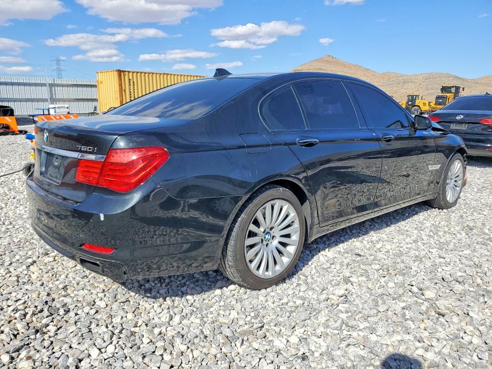 2012 BMW 7er VIN WBAKC6C56CC396803 COPART salvage auction — FRONT END, Ca - Salvage Certificate, sold $150 on 2026-07-20 (photo 3)