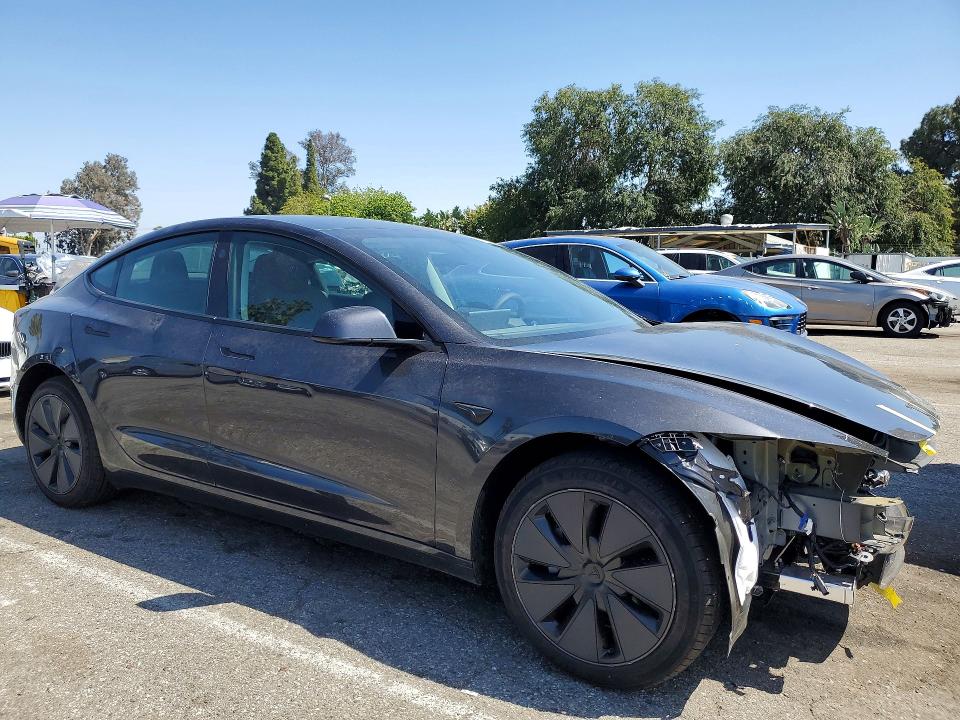 2026 Tesla VIN 5YJ3E1EA7TF145970 COPART salvage auction — FRONT END, CA - SALVAGE CERTIFICATE, sold $15,000 on 2026-07-31 (photo 4)