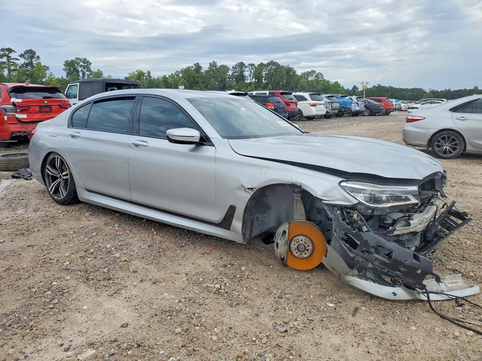 2017 BMW 7er VIN WBA7F2C57HG421875 COPART salvage auction — FRONT END, Tx - Salvage Vehicle Title, sold $3,150 on 2026-07-14 (photo 4)