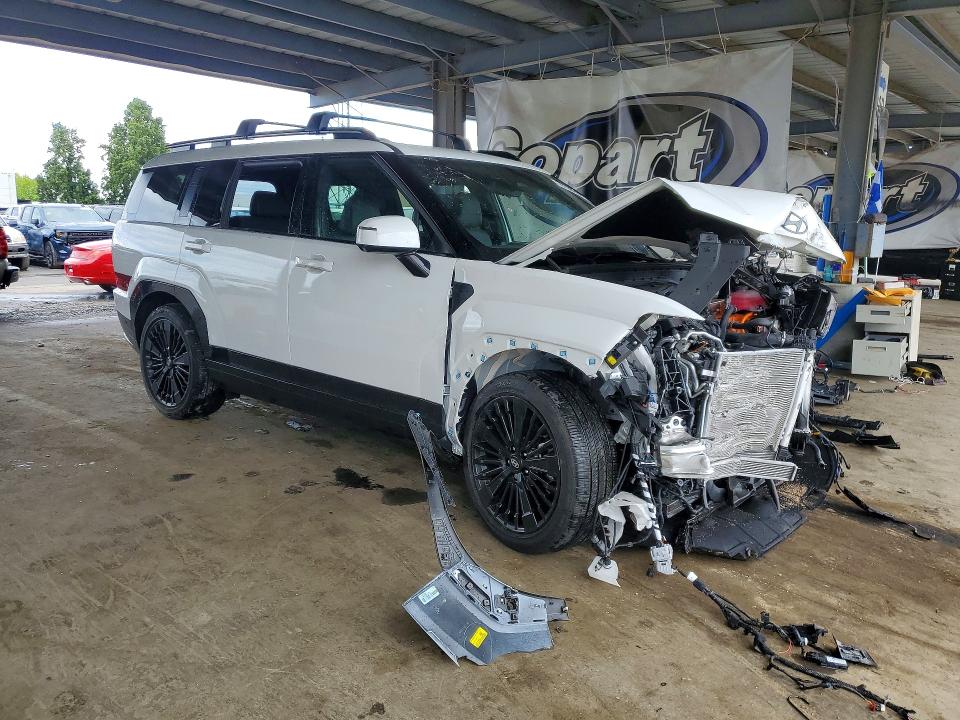 2025 Hyundai Santa fe VIN 5NMP5DG12SH066896 COPART salvage auction — FRONT END, Ca - Salvage Certificate, sold $6,900 on 2026-07-09 (photo 4)