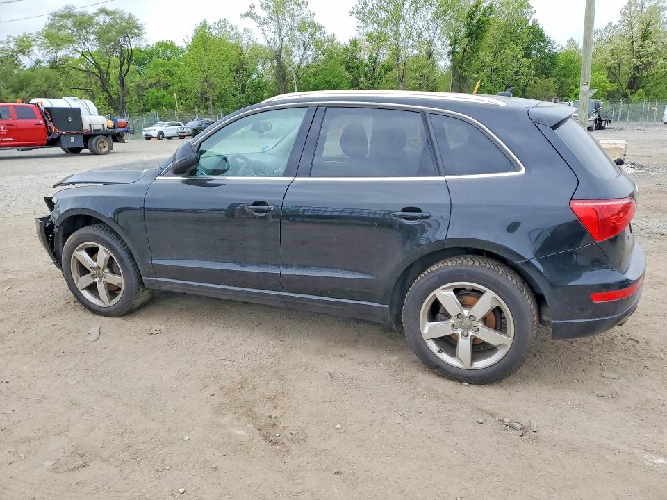 2010 Audi Q5 VIN WA1LKAFP0AA021261 COPART salvage auction — FRONT END, Md - Parts Only-No Title Letter, sold $375 on 2026-07-16 (photo 2)