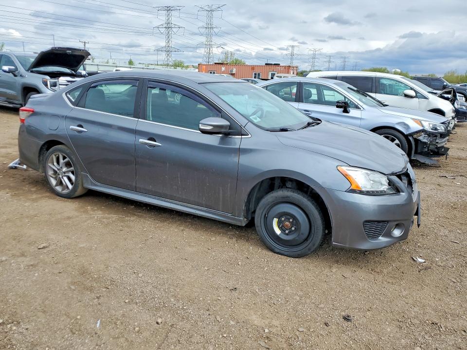 2015 Nissan Sentra VIN 3N1AB7AP4FY317915 COPART salvage auction — FRONT END, Il - Salvage Certificate, sold $425 on 2026-07-09 (photo 4)