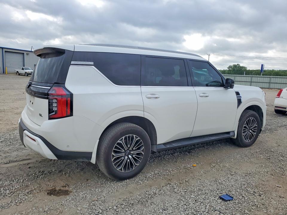 2025 Nissan Armada VIN JN8AY3BDXS9300954 COPART salvage auction — FRONT END, Salvage Title, sold $750 on 2026-07-27 (photo 3)