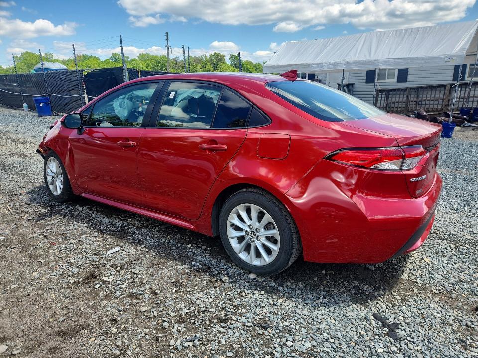 2020 Toyota VIN JTDHPRAE4LJ003690 COPART salvage auction — SIDE, Md - Certificate Of Title, sold $2,050 on 2026-07-16 (photo 2)