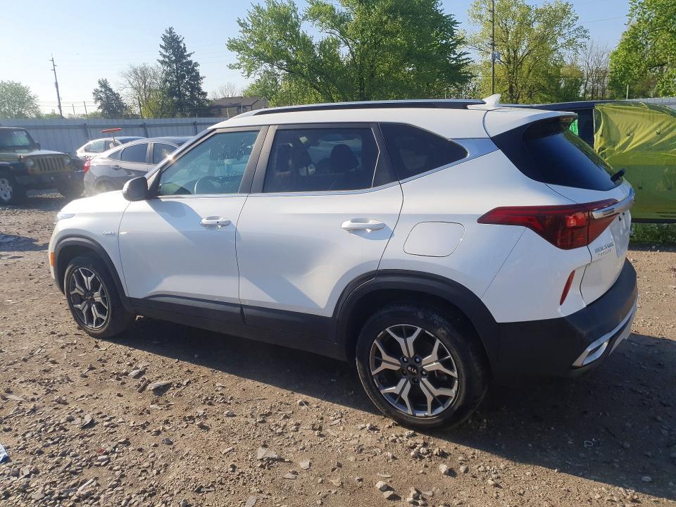 2021 Kia Seltos VIN KNDERCAA8M7141433 COPART salvage auction — REAR END, Oh - Certificate Of Title, sold $8,100 on 2026-07-10 (photo 2)