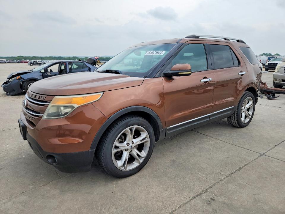 2011 Ford Explorer VIN 1FMHK7F82BGA01711 COPART salvage auction — REAR END, Tx - Salvage Vehicle Title, sold $1,750 on 2026-07-09 (photo 1)