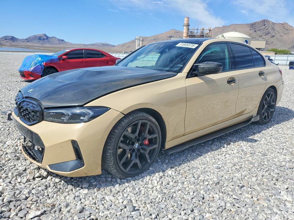 2025 BMW M340i VIN 3MW69FT00S8F43630 COPART salvage auction — FRONT END, Nv - Salvage Title, sold $28,250 on 2026-07-08 (photo 1)