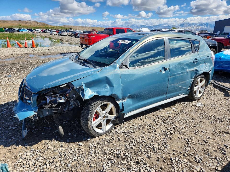 2009 Pontiac Vibe VIN 5Y2SP670X9Z457422 COPART salvage auction — FRONT END, Ut - Salvage Certificate, sold $350 on 2026-07-07 (photo 1)