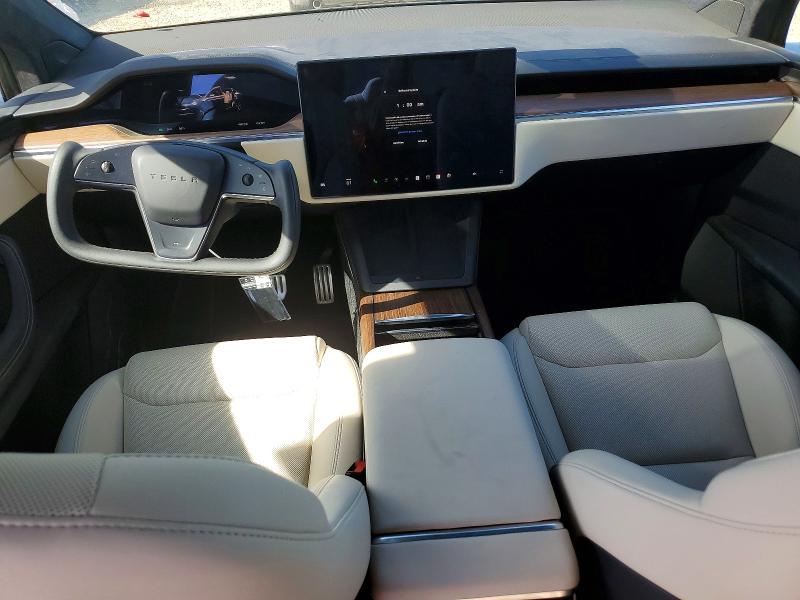 2023 Tesla Model x VIN 7SAXCAE57PF392831 COPART salvage auction — REAR END, Ca - Salvage Certificate, sold $12,100 on 2026-07-30 (photo 8)