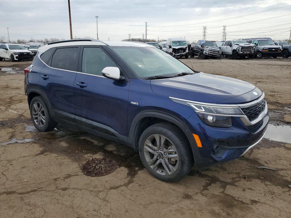 2021 Kia Seltos VIN KNDEUCAA7M7223488 COPART salvage auction — REAR END, Fl - Certificate Of Destruction, sold $3,800 on 2026-07-02 (photo 4)