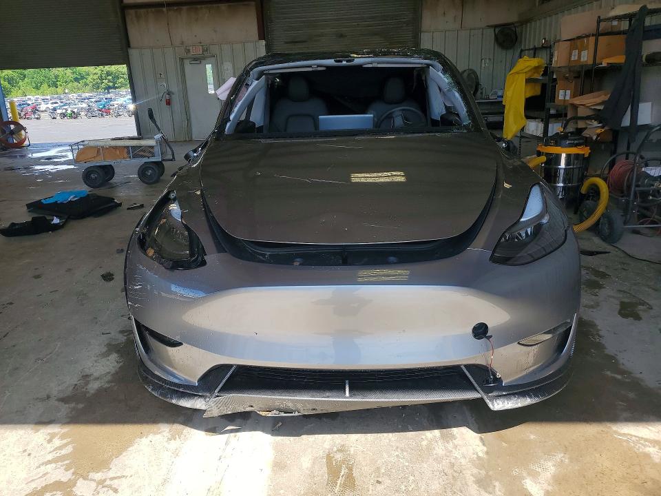 2025 Tesla Model y VIN 7SAYGDEF5SA357262 COPART salvage auction — ROOF, Ar - Cert Of Title-Salvage, sold $6,200 on 2026-07-08 (photo 5)