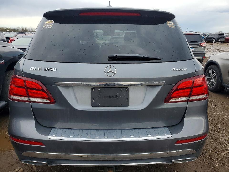 2018 Mercedes-benz Gle VIN 4JGDA5HB6JB017243 COPART salvage auction — FRONT END, Il - Salvage Certificate, sold $7,700 on 2026-07-09 (photo 6)